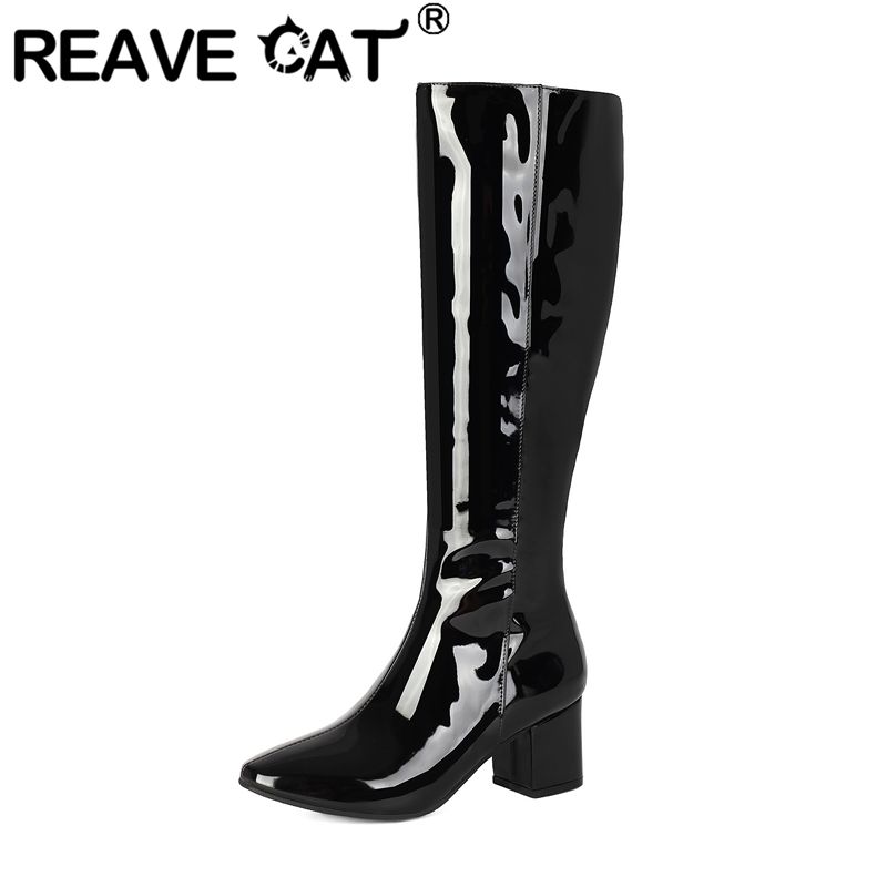 Sewing Zipper - Stivali Alti da Donna REAVE CAT
