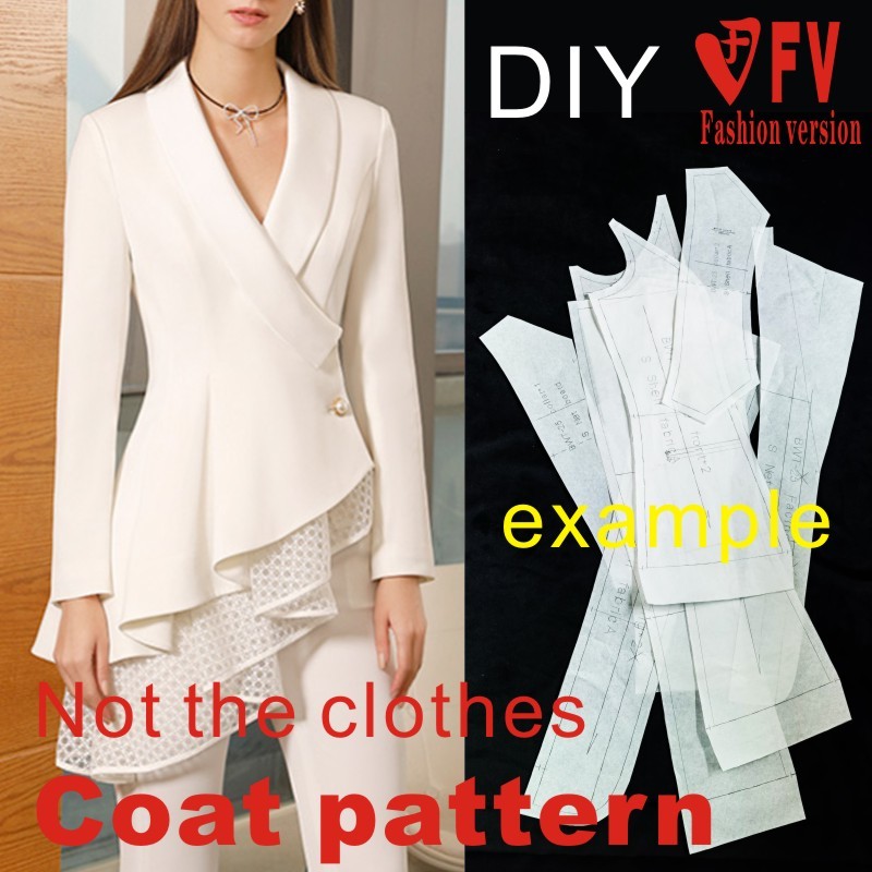 Textile Sewing Patterns - Disegni di cucito femminile terreno scollo