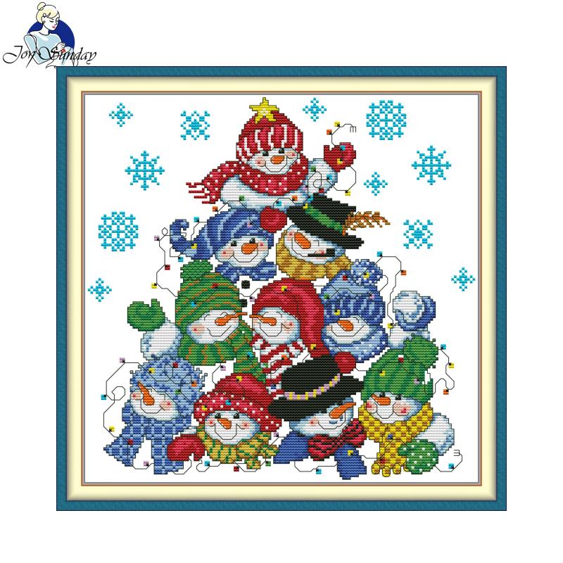 Textile Sewing Patterns - Kit Punto Croce JoySunday con Motivo