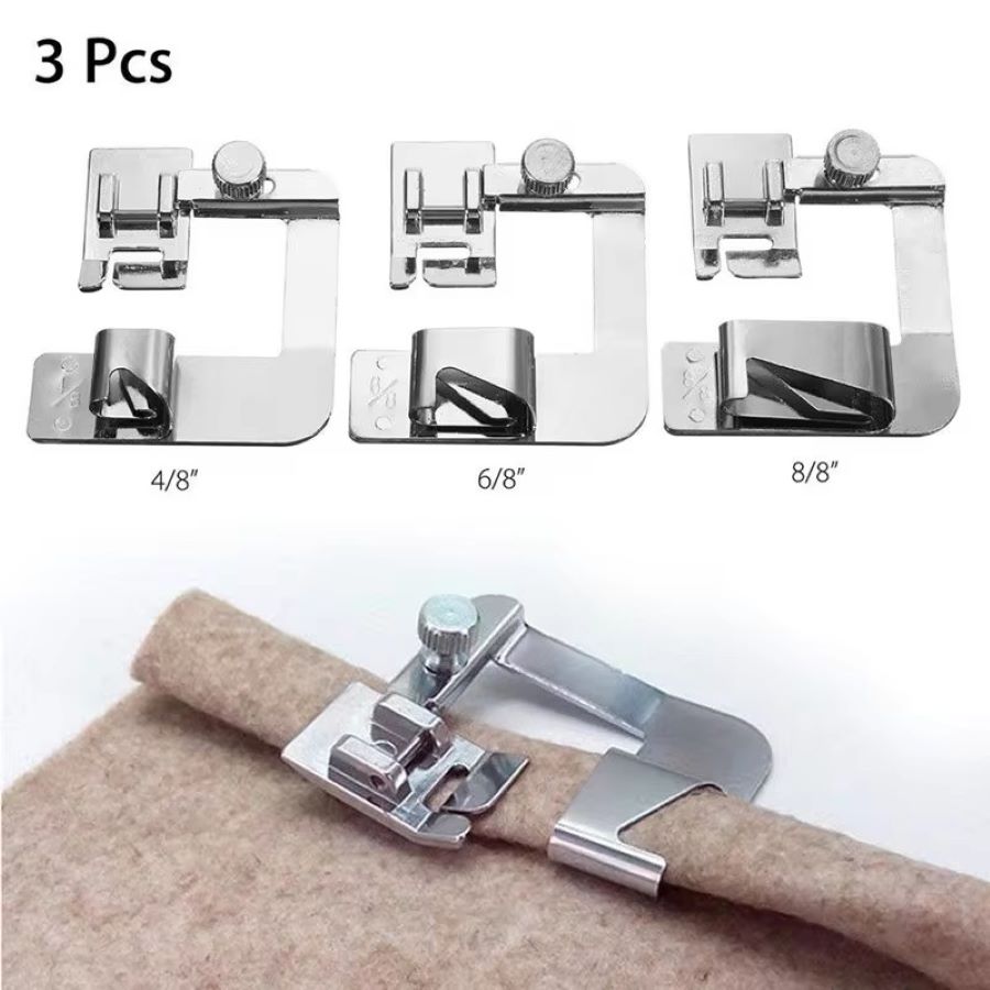 Rolled Hem Foot - 1-3 Pezzi Piedino per Macchina da