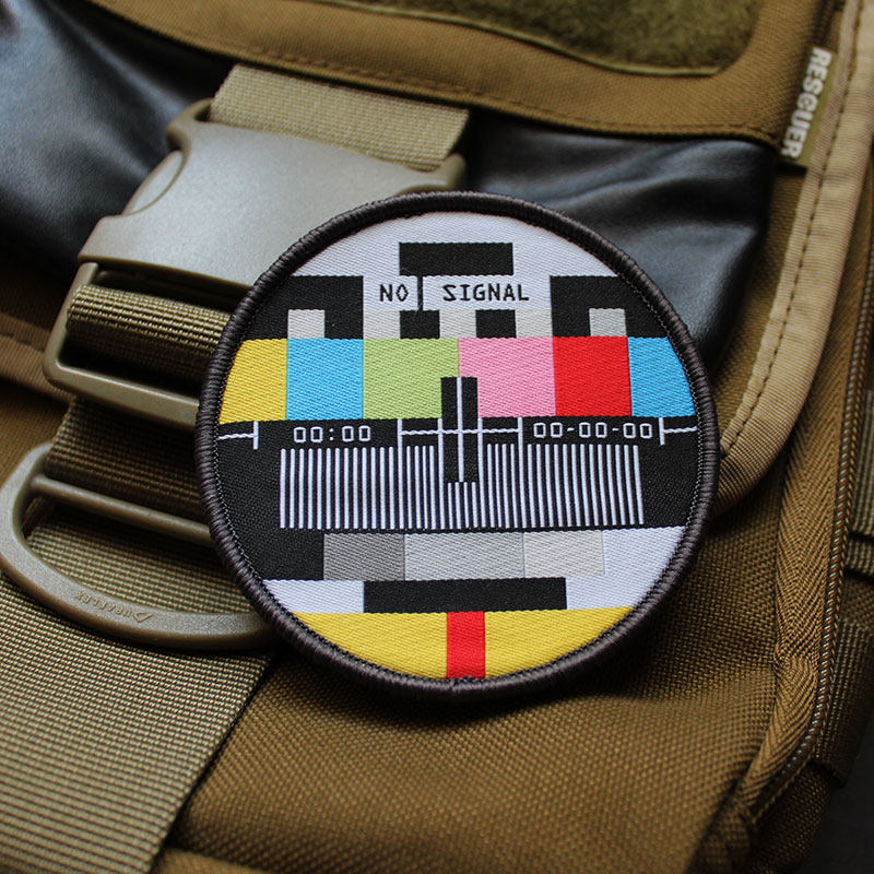 Sewing Labels - NO SIGNAL Distintivo per etichette tessute