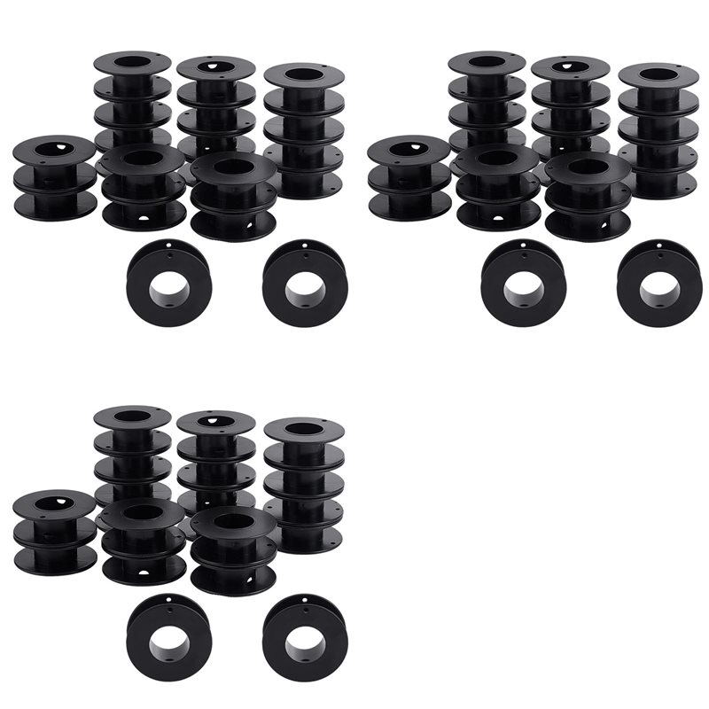 Thread Bobbins Empty - Bobine Vuote da 60 Pezzi, 2.1x0.7