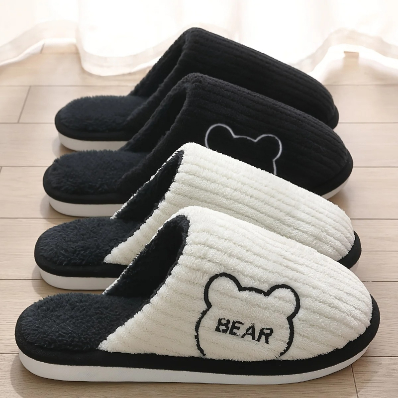 Sewing Fleece - Pantofole invernali calde in peluche da