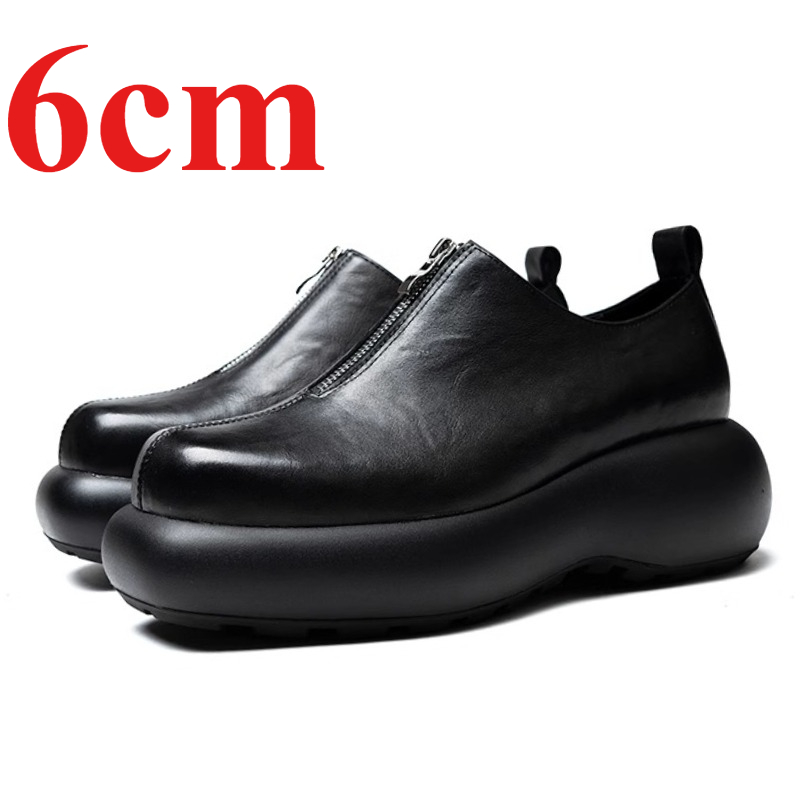 Sewing Front Zipper - Scarpe Derby da uomo Scarpe con