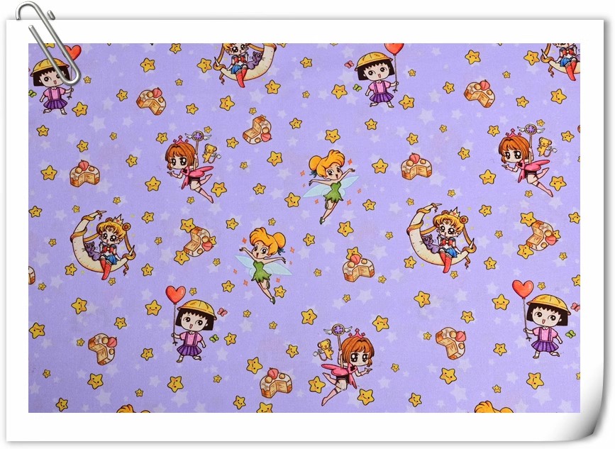Sailor Moon Stars Cartoon Girl - Sewing Textiles recensione e prezzo