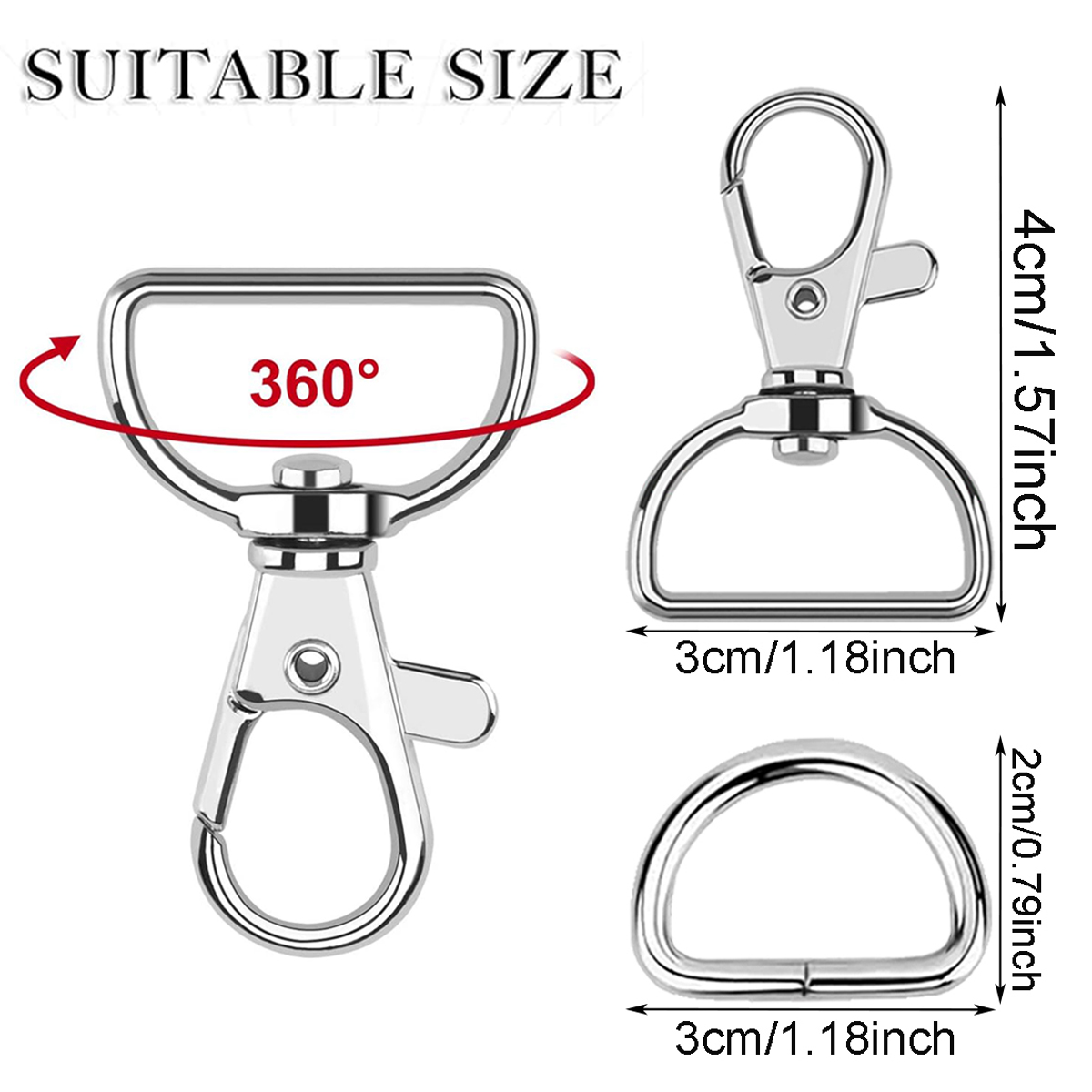 Set da 10/20 Ganci Girevoli a  - Sewing Kit recensione e prezzo