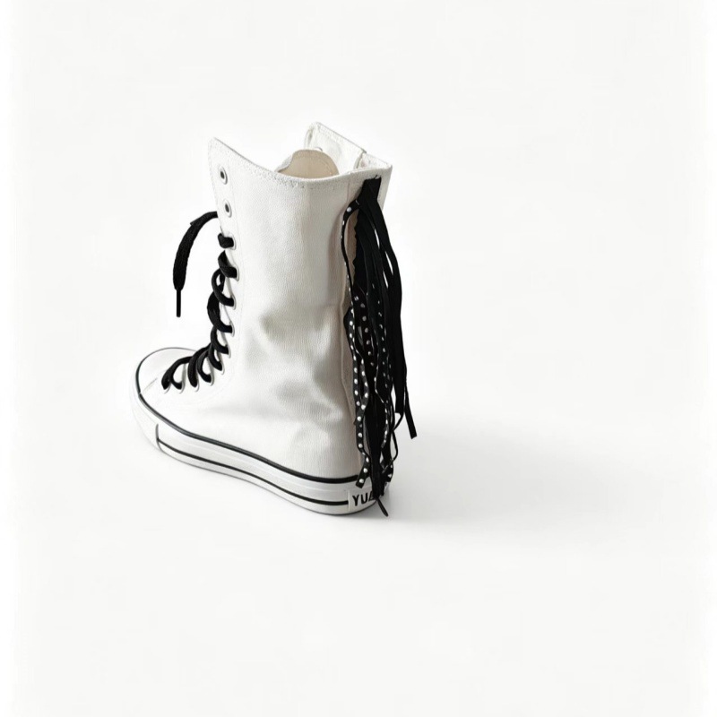 Scarpe in tela da donna nuove, - Sewing Front Zipper recensione e prezzo
