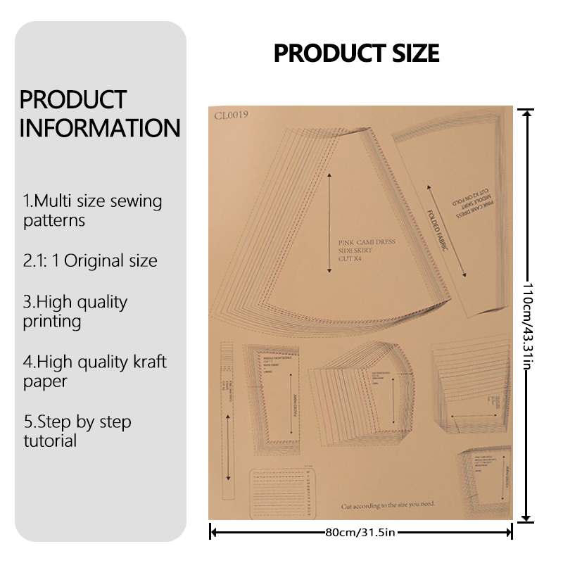Modelli di cucito per abiti fl - Textile Sewing Patterns recensione e prezzo