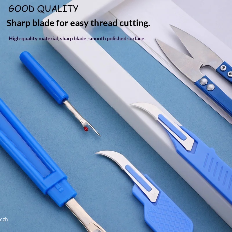 Kit da 5 pezzi blu per sfilare - Sewing Kit recensione e prezzo