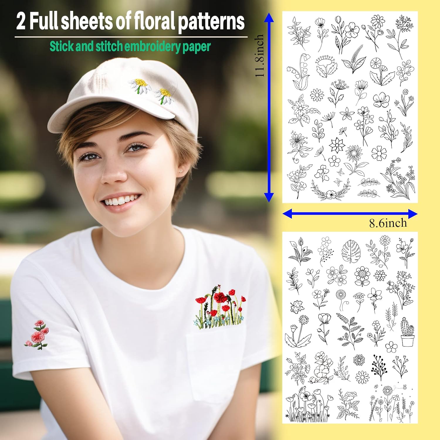 Carta per ricamo idrosolubile  - Textile Sewing Patterns recensione e prezzo