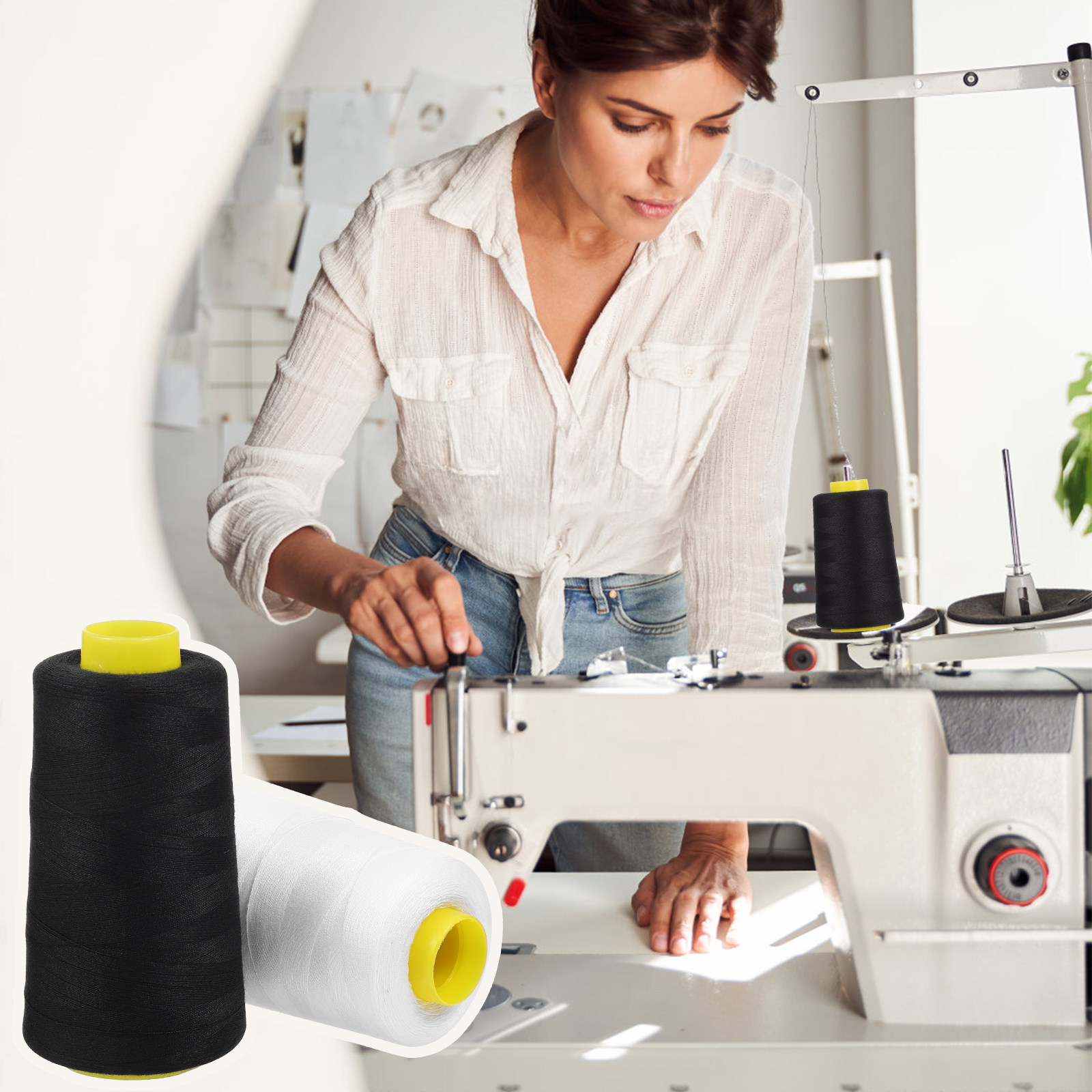 Filo di Poliestere per Cucito, - Sewing Thread Production recensione e prezzo