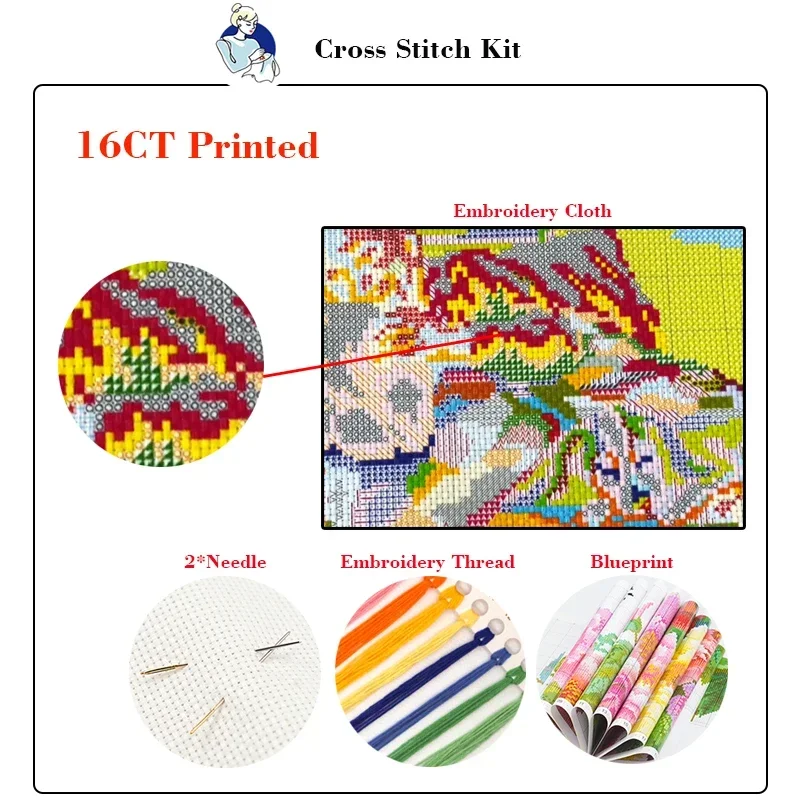 Kit Punto Croce JoySunday con  - Textile Sewing Patterns recensione e prezzo