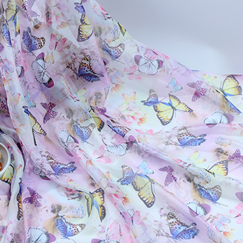 30D Butterfly Printed Chiffon  - Sewing By recensione e prezzo