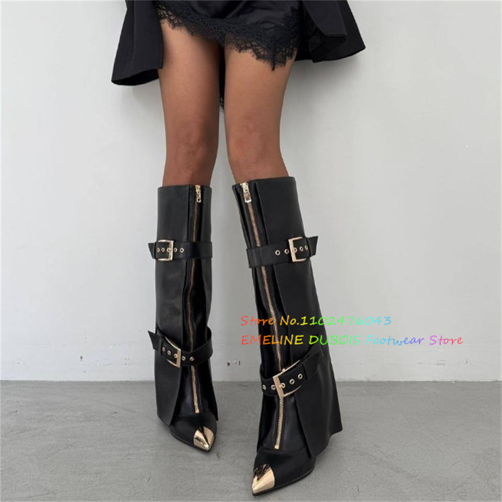 Stivale alto al ginocchio con  - Sewing Front Zipper recensione e prezzo