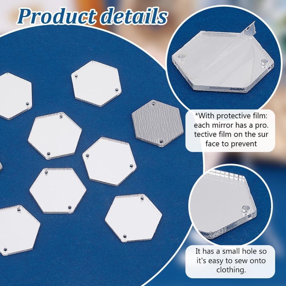 200 pezzi esagonali da cucire  - Sewing Kit recensione e prezzo