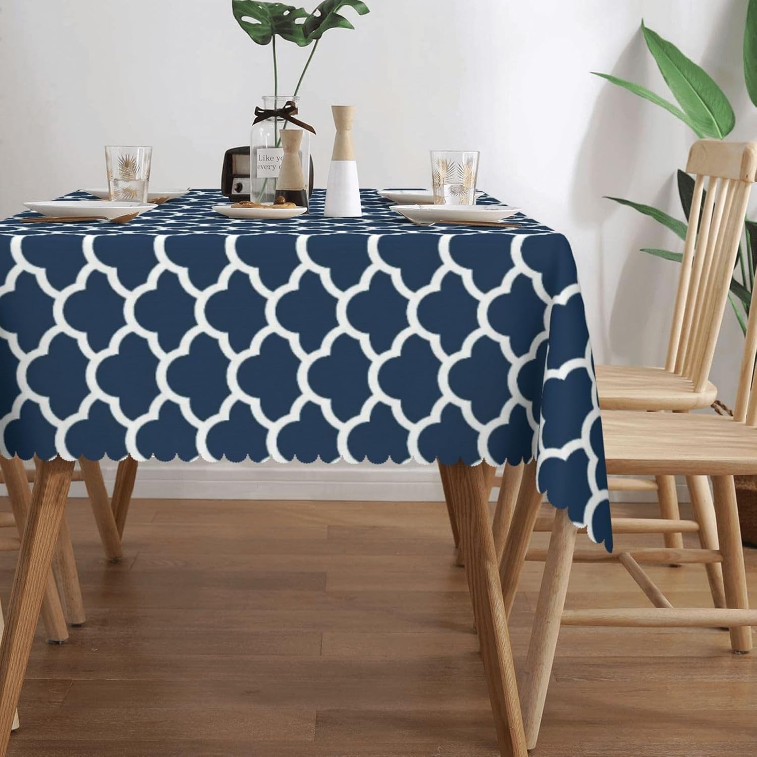 Tovaglia Blu Navy con Motivo a - Century Textile & Sewing Supply Reviews recensione e prezzo