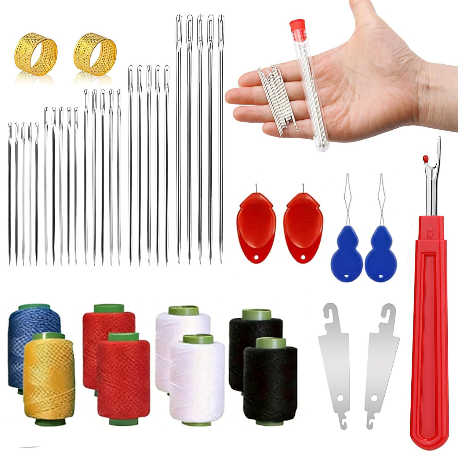 Kit di 43 Aghi da Cucito con O - Sewing Kit recensione e prezzo