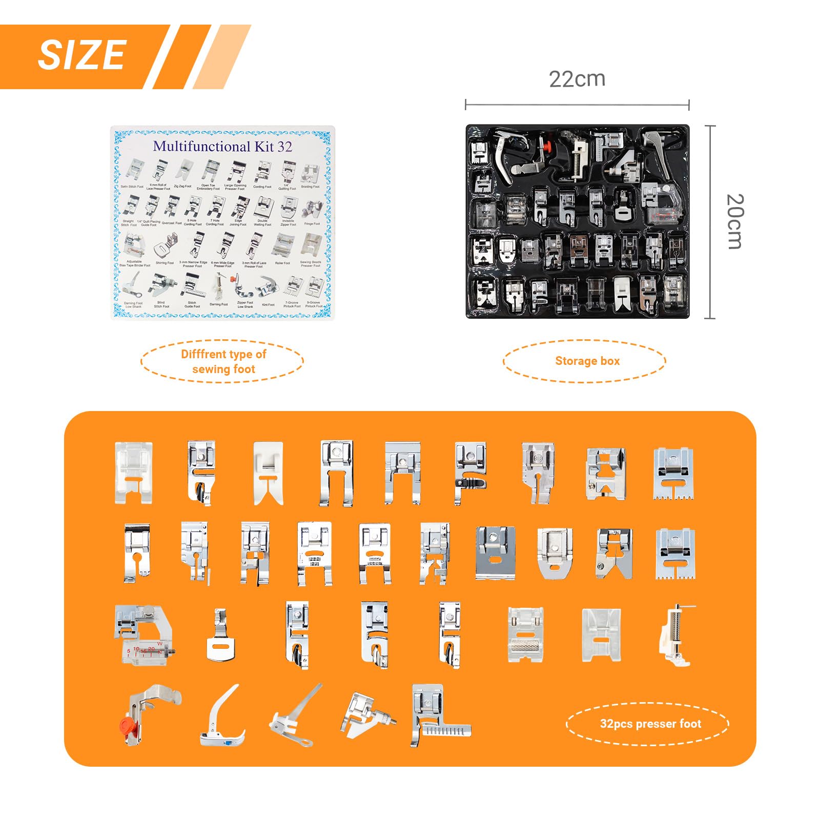 Kit piedino da cucito multifun - Sewing Kit recensione e prezzo