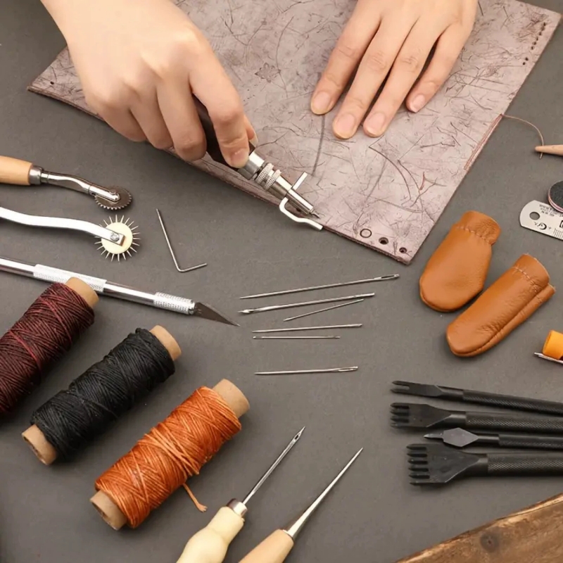Kit per cucire in pelle con pu - Sewing Thread Production recensione e prezzo
