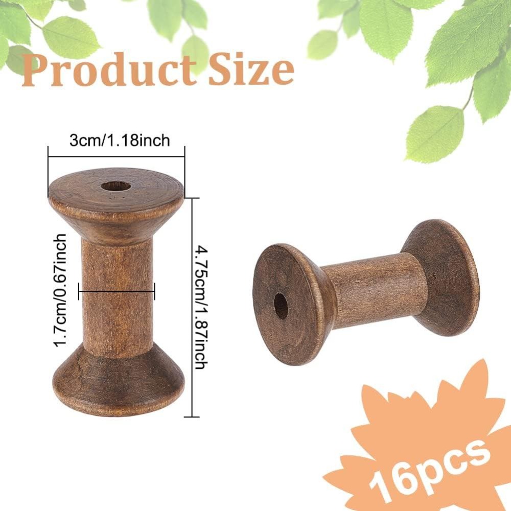 16 Bobine Vuote in Legno da 1, - Thread Bobbins Empty recensione e prezzo