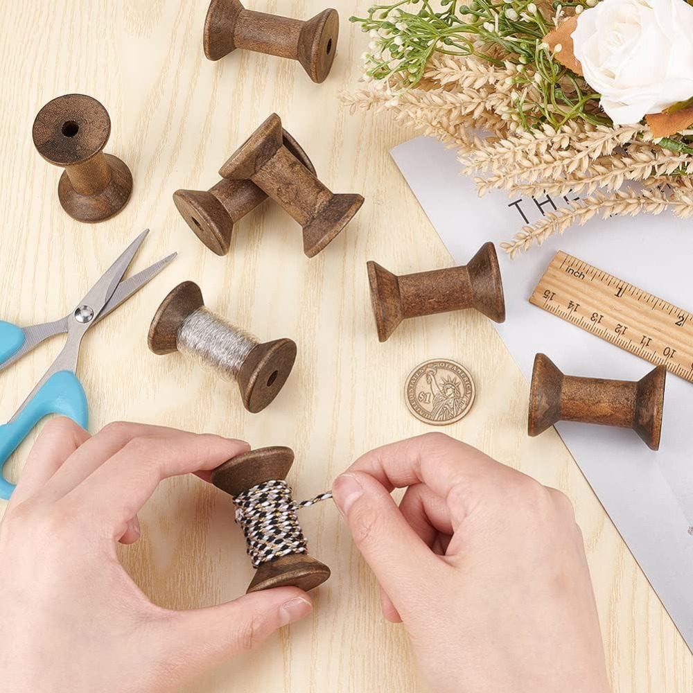 16 Bobine Vuote in Legno da 1, - Thread Bobbins Empty recensione e prezzo