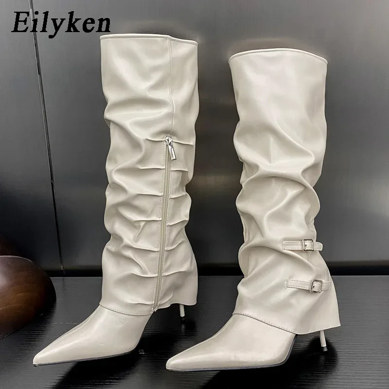 Eilyken Stivali al ginocchio d - Sewing Zipper recensione e prezzo