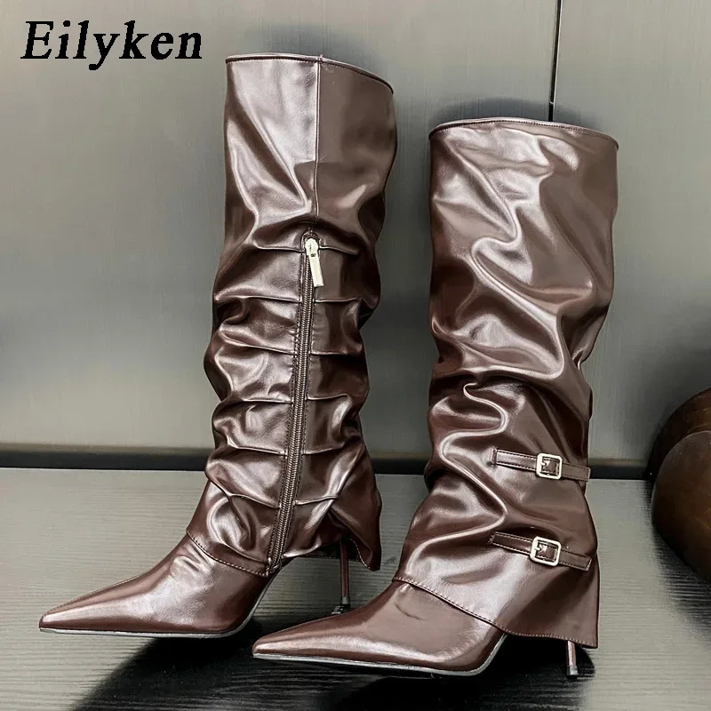 Eilyken Stivali al ginocchio d - Sewing Zipper recensione e prezzo