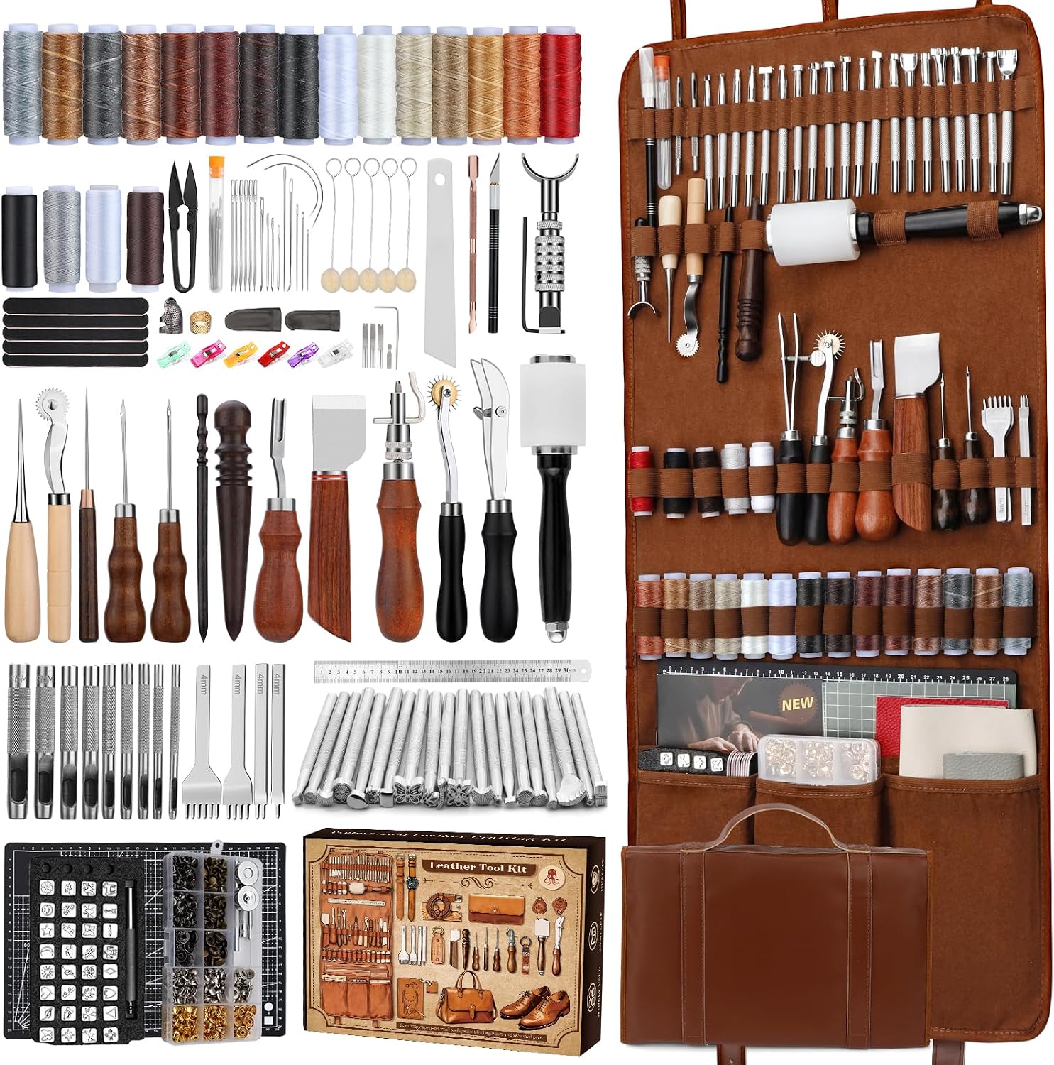 Kit per Lavorazione Pelle, Set - Sewing Kit recensione e prezzo
