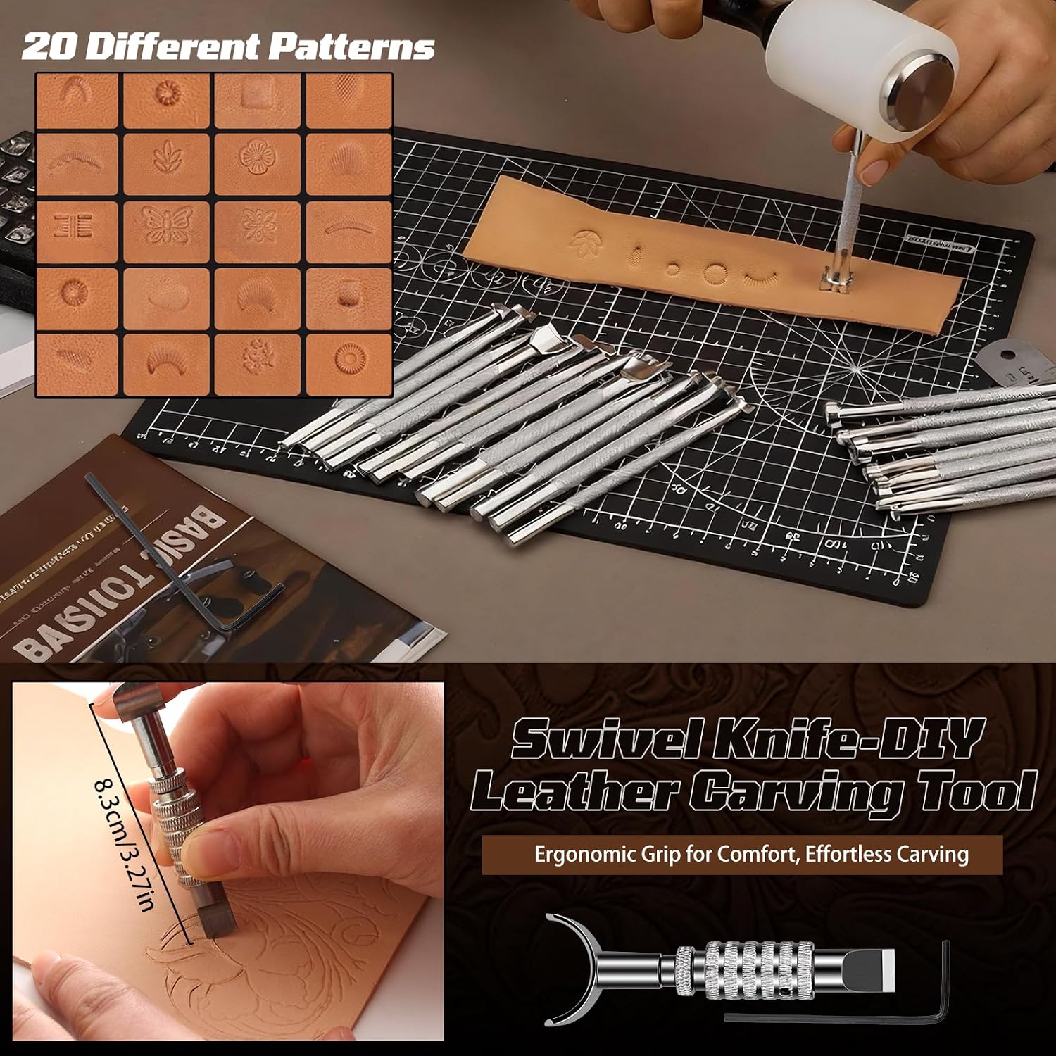 Kit per Lavorazione Pelle, Set - Sewing Kit recensione e prezzo