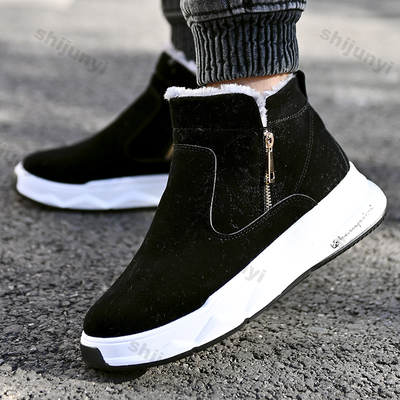 Scarpe alte invernali da uomo  - Sewing Zipper recensione e prezzo