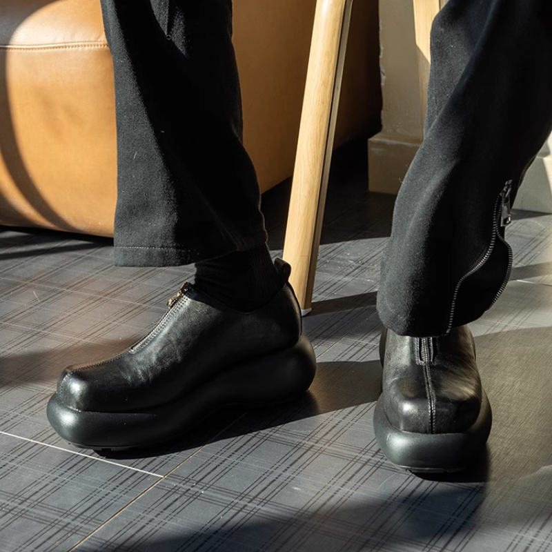 Scarpe Derby da uomo Scarpe co - Sewing Front Zipper recensione e prezzo