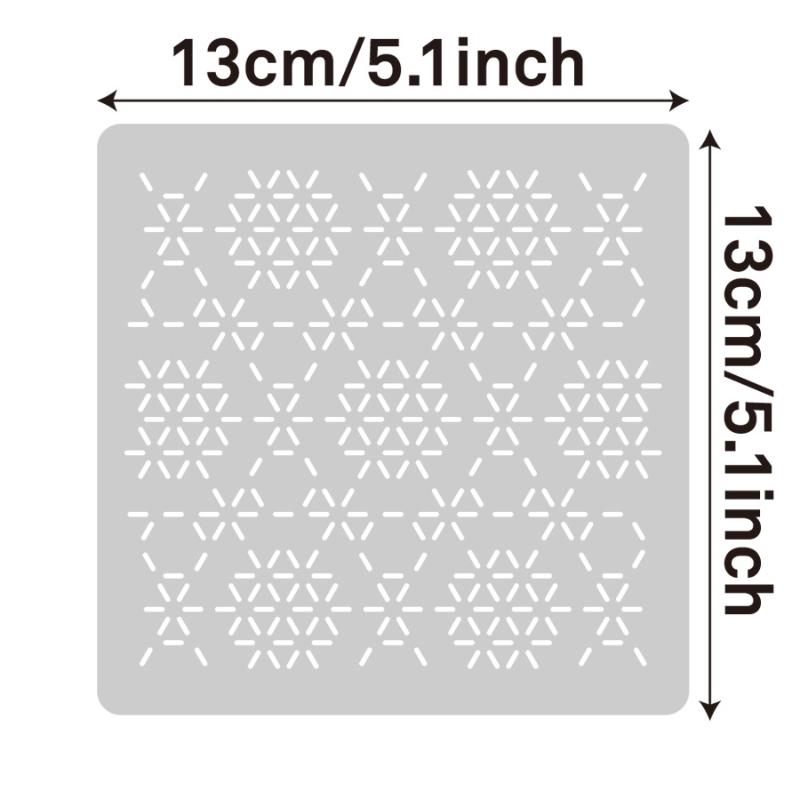 Set di Stencil per Ricamo Sash - Textile Sewing Patterns recensione e prezzo